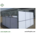 High quality galvanized temporary vinyl sewn panel horse stables